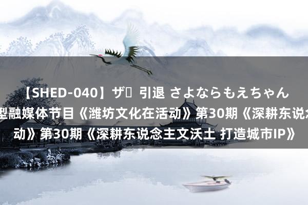 【SHED-040】ザ・引退 さよならもえちゃん！ 今晚我台重磅推出大型融媒体节目《潍坊文化在活动》第30期《深耕东说念主文沃土 打造城市IP》