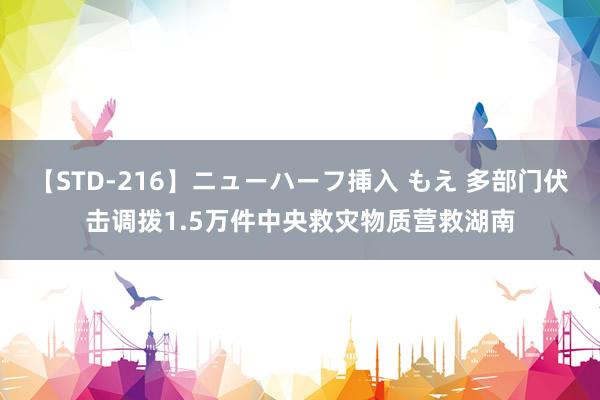 【STD-216】ニューハーフ挿入 もえ 多部门伏击调拨1.5万件中央救灾物质营救湖南