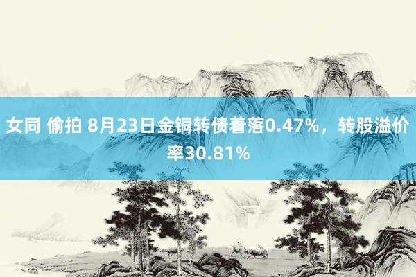 女同 偷拍 8月23日金铜转债着落0.47%，转股溢价率30.81%